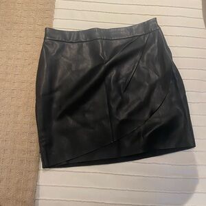 Express Black Mini Skirt